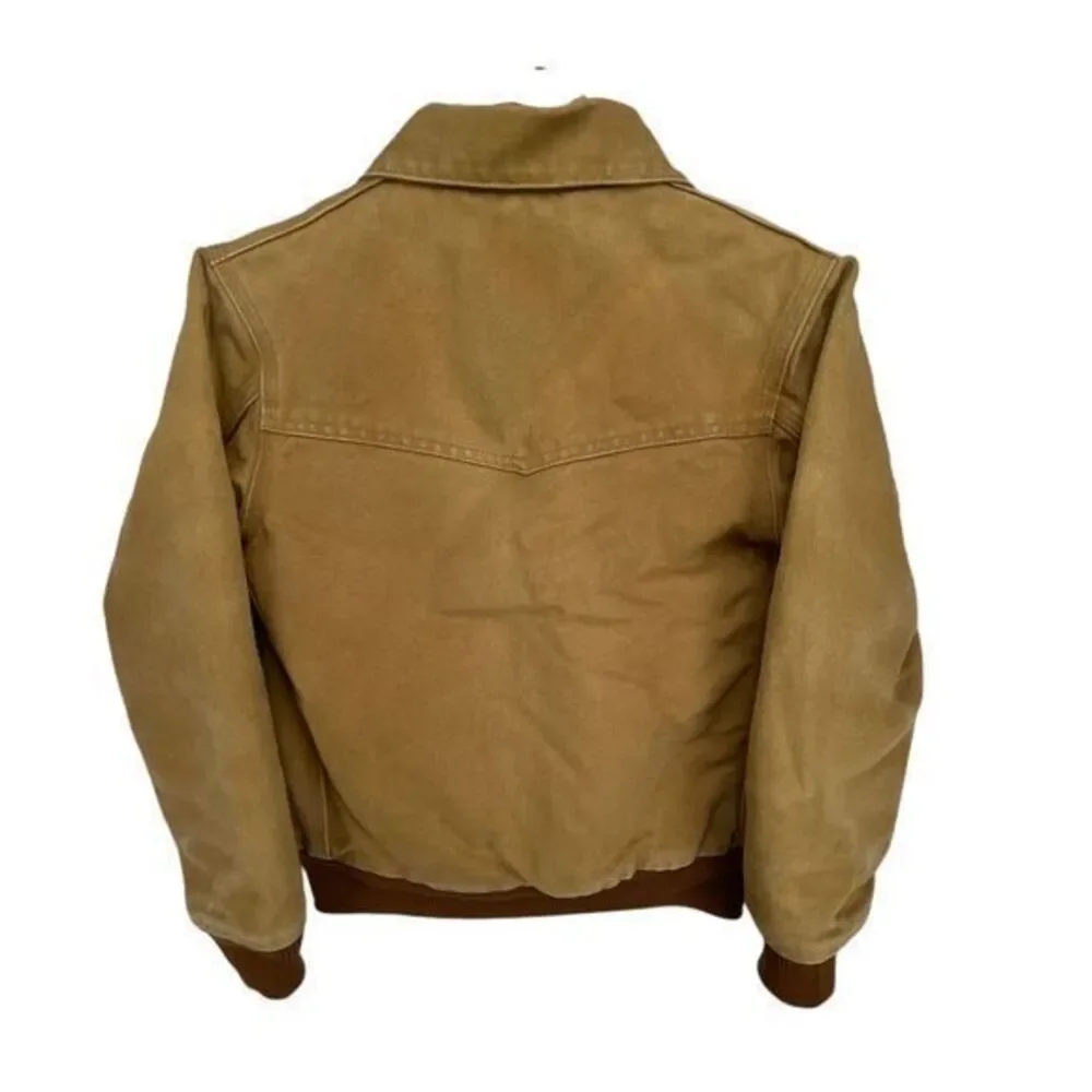 Carhartt Santa Fe Jacket Quilt Lined Youth Medium Y03 BRN Brown - Picture 3 of 16